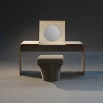 dressing table and stool by Bernard Brunier.