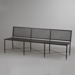 Rare bench by Mathieu Matégot