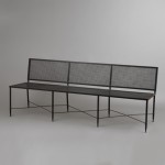Rare bench by Mathieu Matégot