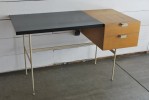 Bureau CM 141 Lacqué Blanc de Pierre Paulin edition Thonet