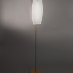 Lampadaire modèle 255 de Jacques Biny, édition Luminalite