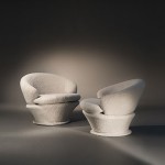 Pair of armchairs by Bernard Brunier