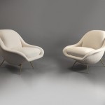 Paire de fauteuils d’Erton 