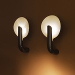 Pair of 'Elysées' wall lights by Pierre Paulin.