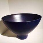 Bol en céramique bleue de Dominique Baudart