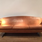 Canapé court en cuir de Johannes Andersen