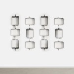 Set of 12 wall bookshelves by Xavier-Feal.