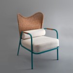 Rare Chistéra chair by Jacques Hitier