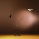 Pierre Guariche double-counterweight floor lamp