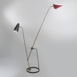 LAMPADAIRE DOUBLE  BALANCIER DE PIERRE GUARICHE