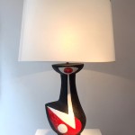 Grande lampe en céramique de Gilbert Valentin