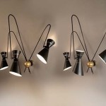 pair of wall lights by Kobis et Lorence