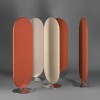 Rare ensemble de 5 paravents de Verner Panton