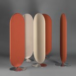 Rare set of 5 screens by Verner Panton 