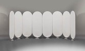 Rare ensemble de 8 paravents de Verner Panton