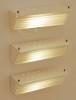 Série de 3 Appliques Blanches à Volets de Jacques Biny Edition Luminalite