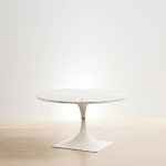 Table basse blanche de Roger Tallon