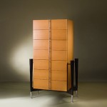 High chest of drawers by Michel Boyer