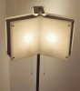 Rare perspex floor lamp by Jacques Biny