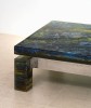 Exceptional resin low table by Gilles Charbin 