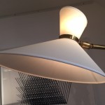 Rare lampadaire de Jacques Biny, Edition Luminalite