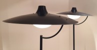 Rare Paire de Lampadaires de Jacques Biny, Edition Luminalite