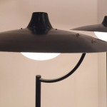 Rare Paire de Lampadaires de Jacques Biny, Edition Luminalite