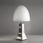 Rare lamp model 10580 in stainless steel by l