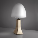 Rare lamp model 10580 in brass by l