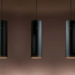 Set of 3 black lacquered suspensions by Robert Mathieu 