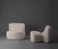 Rare set of 5 Alto slipper chairs by Christian Adam 