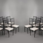 Set of 16 chairs by Colette Gueden 