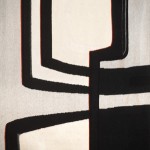 « Graphisme noir et blanc » tapestry by Danièle Raimbault-Saerens