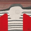 Tapisserie « Graphisme rouge gris » de Danièle Raimbault-Saerens