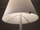 Rare lampadaire blanc de Max Ingrand pour Fontana Arte