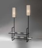 Rare lampadaire double feu avec tablette de Gustave Gautier