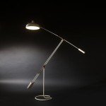 Franco Giovanni Legler white floor lamp.