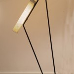 Rare lampadaire tube de Robert Mathieu
