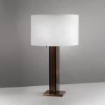 Rare lamp model 10505 by Verre Lumière team