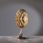 Rare lampe Morille des Ateliers Michel Armand