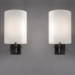 Rare pair of wall lights by Georges Frydman