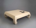 Rare low table with inclusions by Maria Pergay