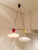 Double globes ceiling light by Oscar Torlasco