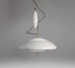 White lacquered counterweight suspension by Oscar Torlasco