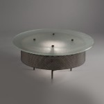 Rare lighting low table by Robert Mathieu 