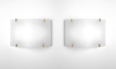 Pair of wall lights model 2071 by Pierre Disderot 