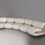 8 armchairs serie 1500 seats by Etienne Henri Martin 