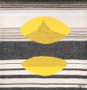 Tapisserie « Graphisme jaune gris » de Danièle Raimbault-Saerens