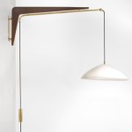 Telescopic square wall light by Robert Mathieu