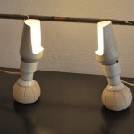 Paire de Lampes de Gino Sarfatti edition Arteluce
